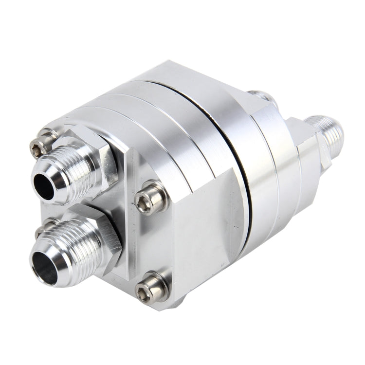 Car Universal Aluminum AN8 Split Cake Oil Handle Oil Filter Sandwich Adapter For Oil Cooler Plate Kit Oil Filter Cooler Sandwich Plate Adapter Cooler Adapter, AN8 Split Oil Handle Oil Filter HoMEdemic™