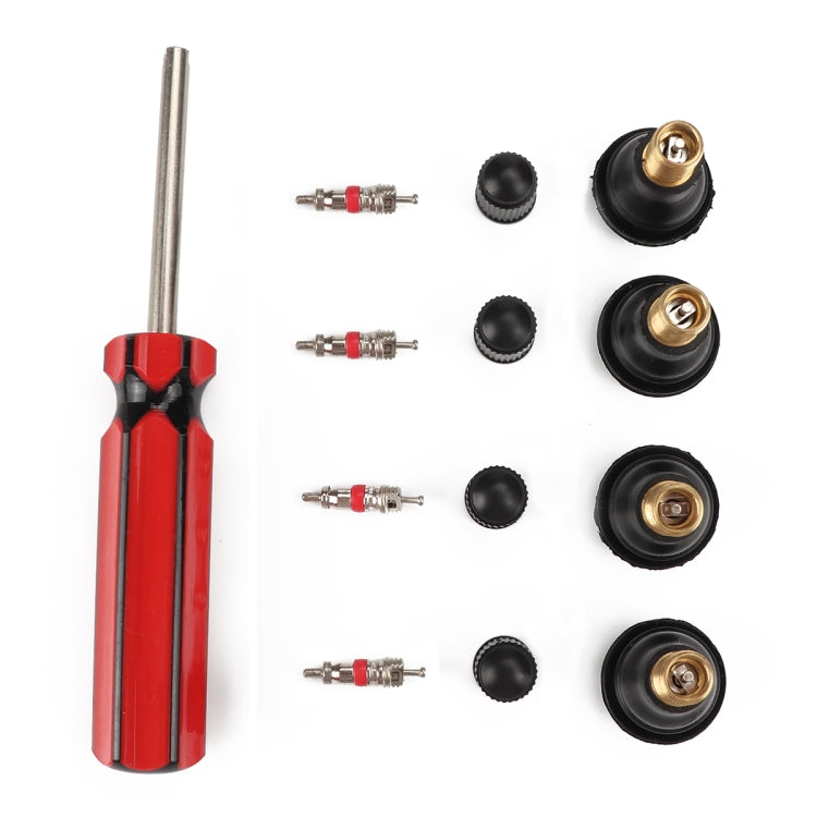 Tire Removal Tool + Tire Valve Set + TR412 for Car Trunk Motorcycles, A2208 HoMEdemic™