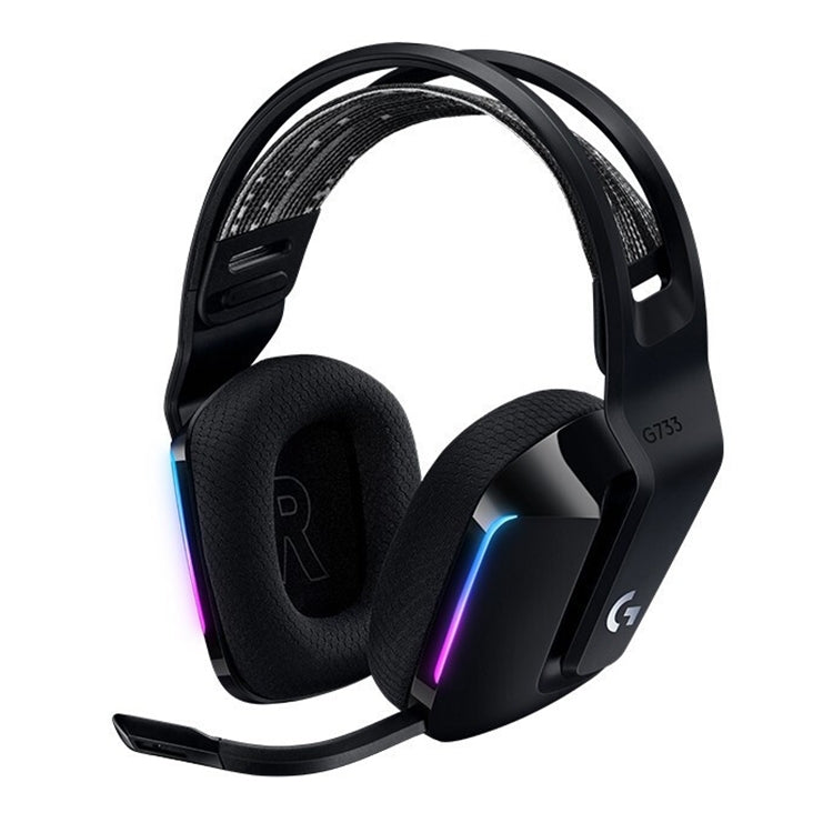 Logitech G733 LIGHT SPEED Wireless RGB Gaming Headset (Black) HoMEdemic™
