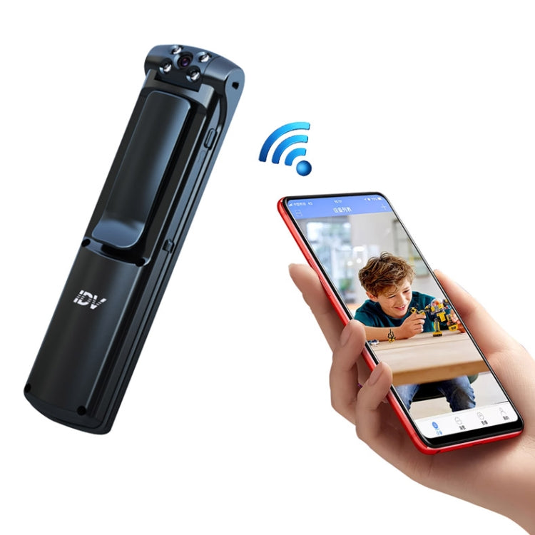IDV-L01 1080P HD WiFi Back Clip Digital Pen Voice Recorder Mini Camera, Support IR Night Vision & TF Card & 180 Degrees Lens Rotation HoMEdemic™