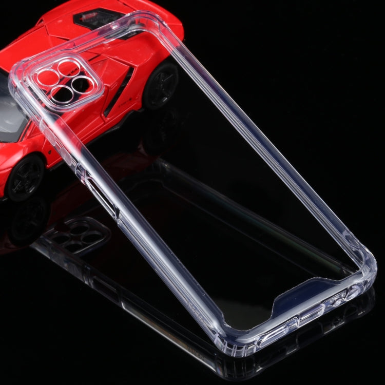 For Samsung Galaxy A22 5G Four-corner Shockproof Transparent TPU + PC Protective Case, For Samsung Galaxy A22 5G HoMEdemic™