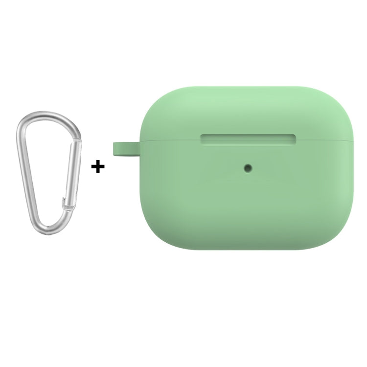 For Apple AirPods Pro 2 2022 ENKAY Thickened Silicone Protective Case with Keychain(Mint Green) HoMEdemic™
