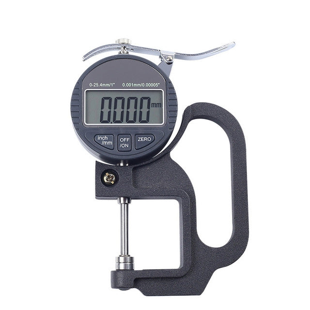 0-25mm Range 30mm Probe Digital Display Micrometer Thickness Gauge - HoMEdemic™ 