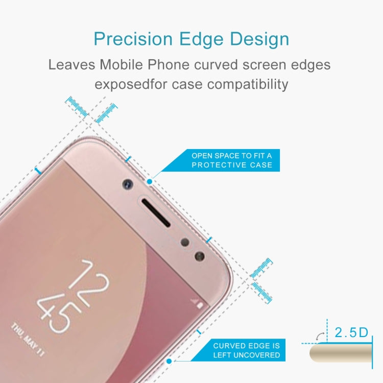 0.26mm 9H 2.5D Arc Edge Tempered Glass Film for Galaxy J7 Pro / J730, For Galaxy J7 Pro / J730 - HoMEdemic™ 