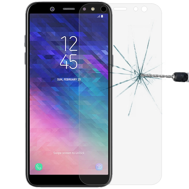 0.26mm 9H 2.5D Tempered Glass Film for Galaxy A6+ (2018), For Galaxy A6+ (2018)(1pc) - HoMEdemic™ 