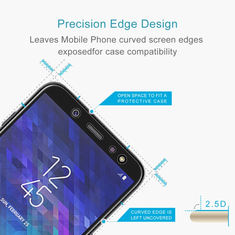 0.26mm 9H 2.5D Tempered Glass Film for Galaxy A6+ (2018), For Galaxy A6+ (2018)(1pc) - HoMEdemic™ 