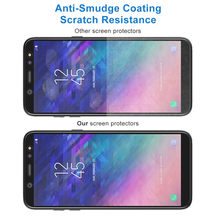 0.26mm 9H 2.5D Tempered Glass Film for Galaxy A6+ (2018), For Galaxy A6+ (2018)(1pc) - HoMEdemic™ 