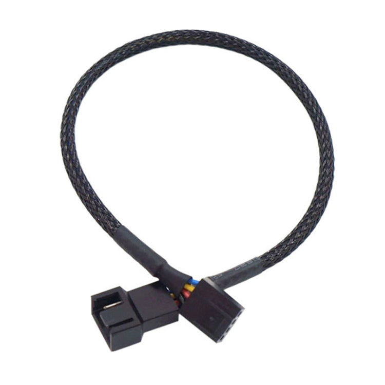 0.27m Computer PWM Temperature Control Cooling Fan Extension Cable Chassis HUB Connector(1 In 1) - HoMEdemic™ 