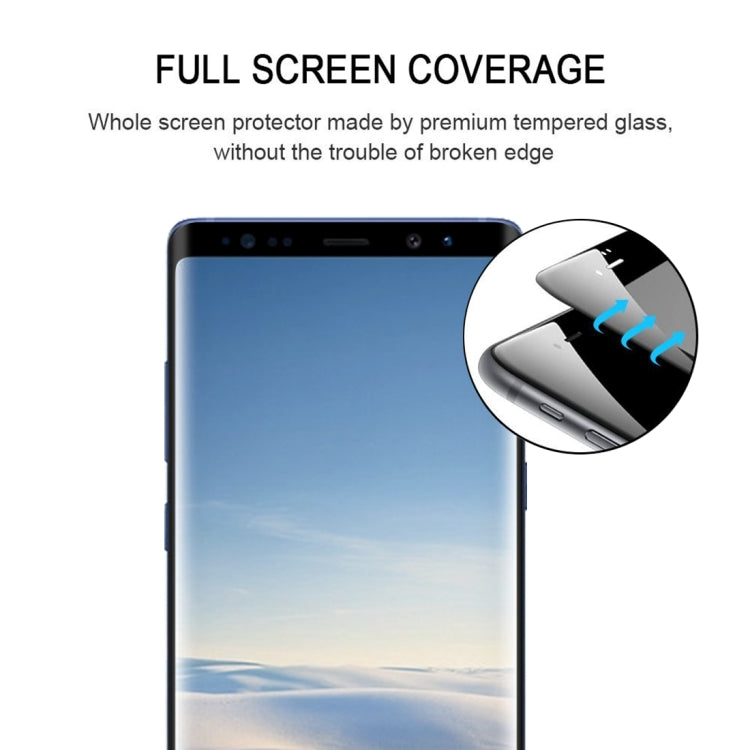 0.3mm 9H Surface Hardness 2.5D Curved Edge Full Screen Full Glue Tempered Glass Film for Galaxy Note8, For Galaxy Note8（1 PC） - HoMEdemic™ 