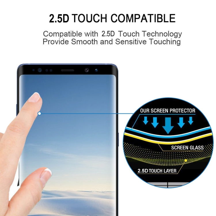 0.3mm 9H Surface Hardness 2.5D Curved Edge Full Screen Full Glue Tempered Glass Film for Galaxy Note8, For Galaxy Note8（1 PC） - HoMEdemic™ 