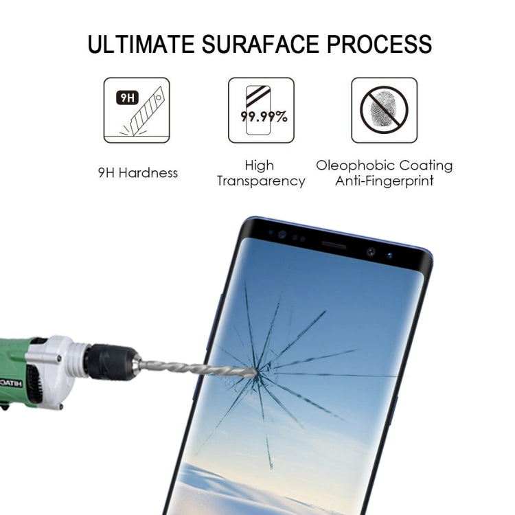 0.3mm 9H Surface Hardness 2.5D Curved Edge Full Screen Full Glue Tempered Glass Film for Galaxy Note8, For Galaxy Note8（1 PC） - HoMEdemic™ 