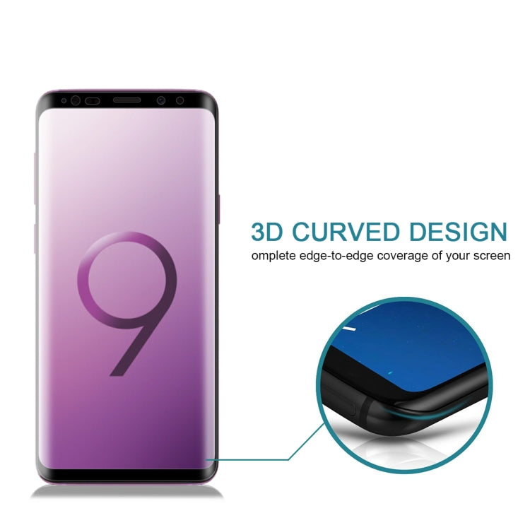 0.3mm 9H Surface Hardness 3D Curved Edge Full Screen Tempered Glass Film for Galaxy Note9 - HoMEdemic™ 