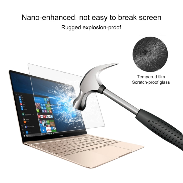 0.4mm 9H Surface Hardness Full Screen Tempered Glass Film for Huawei MateBook X 13.3 inch, MateBook X 13.3 inch - HoMEdemic™ 