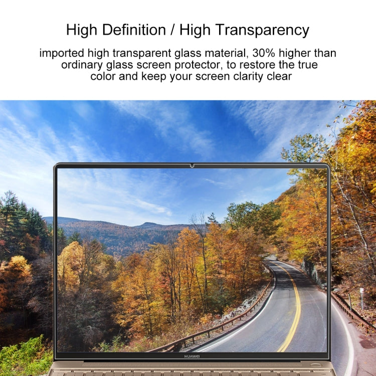 0.4mm 9H Surface Hardness Full Screen Tempered Glass Film for Huawei MateBook X 13.3 inch, MateBook X 13.3 inch - HoMEdemic™ 