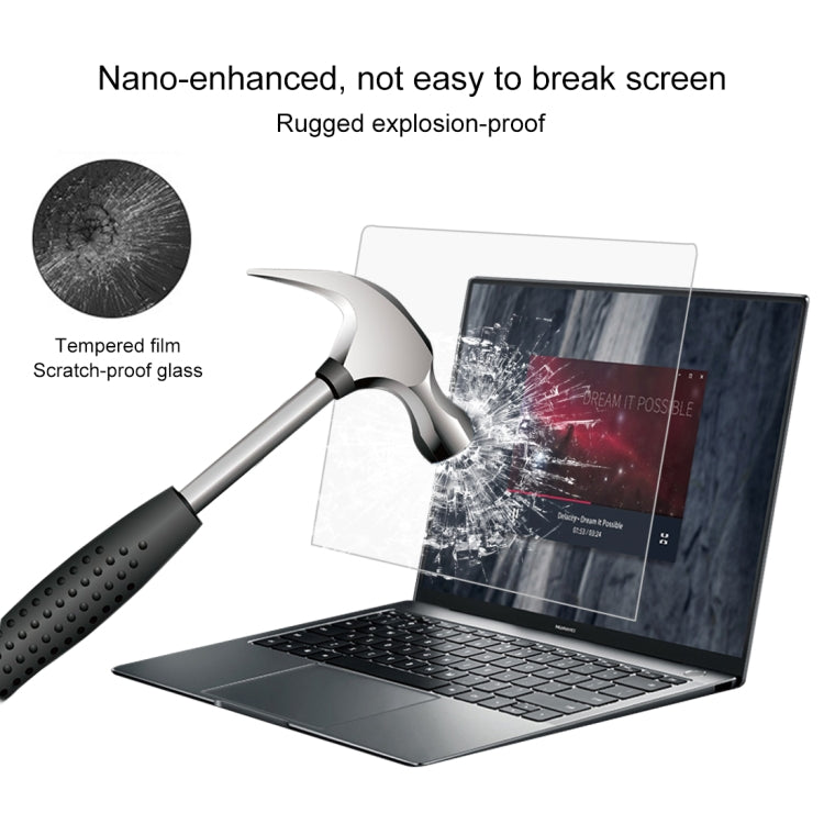 0.4mm 9H Surface Hardness Full Screen Tempered Glass Film for Huawei MateBook X Pro 13.9 inch, MateBook X Pro 13.9 inch - HoMEdemic™ 