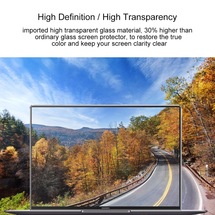 0.4mm 9H Surface Hardness Full Screen Tempered Glass Film for Huawei MateBook X Pro 13.9 inch, MateBook X Pro 13.9 inch - HoMEdemic™ 