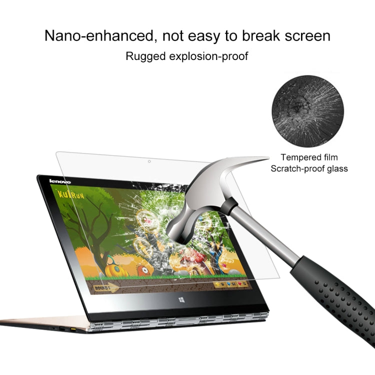 0.4mm 9H Surface Hardness Full Screen Tempered Glass Film for Lenovo YOGA 3 Pro 13.3 inch, Yoga 3 Pro - HoMEdemic™ 