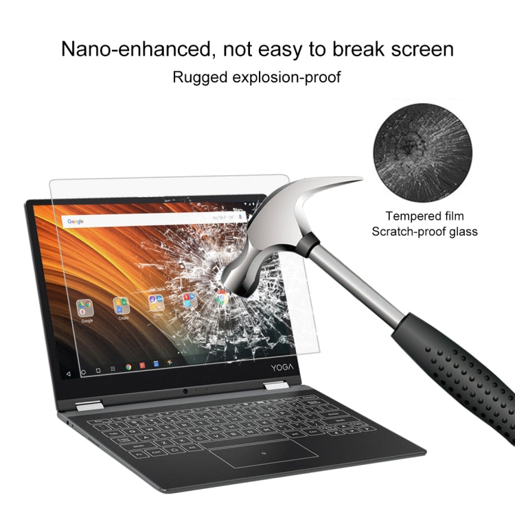 0.4mm 9H Surface Hardness Full Screen Tempered Glass Film for Lenovo YOGA A12, Yoga A12 - HoMEdemic™ 