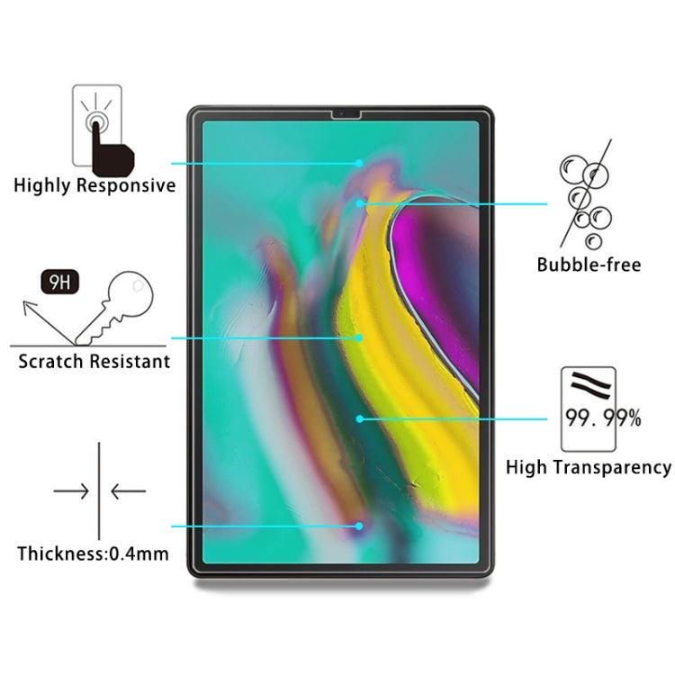 0.4mm 9H Surface Hardness Tempered Glass Film for Galaxy Tab S5e / T720 - HoMEdemic™ 