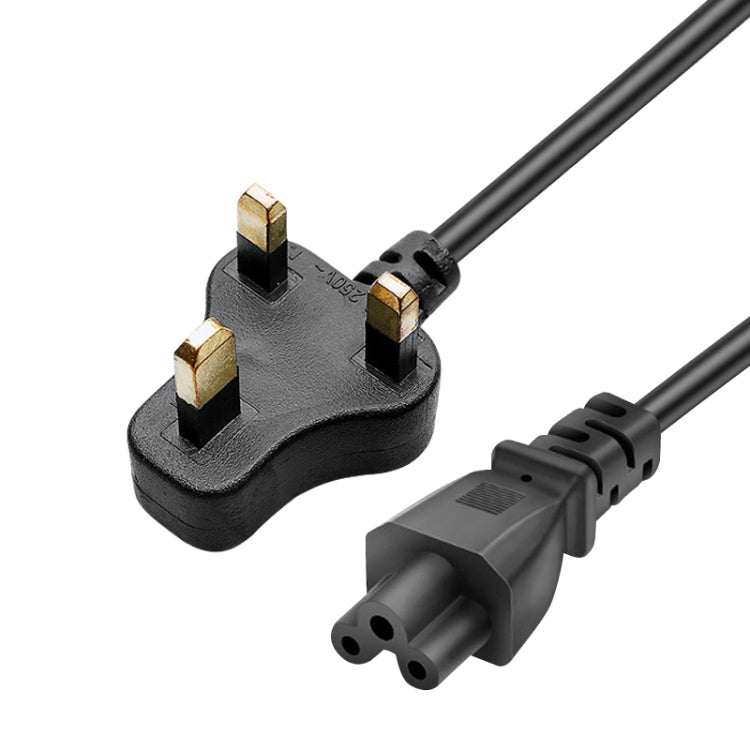 1.2m 3 Prong Style Small UK Notebook Power Cord, Small UK Plug, Length: 1.2m - HoMEdemic™ 