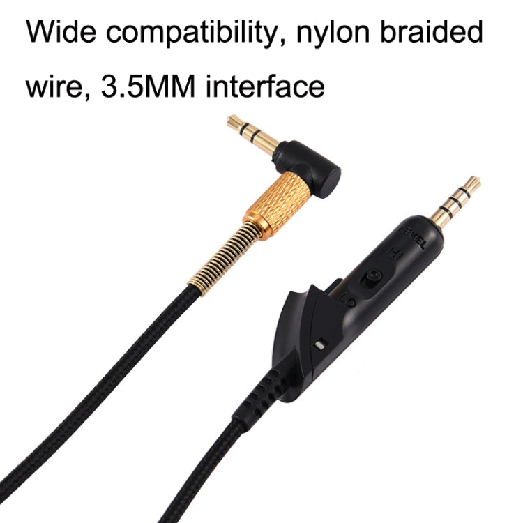 1.2m For Boss QC15 Headphone Audio Cable Braided Replacement Cable - HoMEdemic™ 
