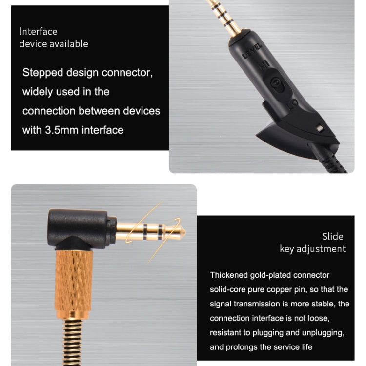 1.2m For Boss QC15 Headphone Audio Cable Braided Replacement Cable - HoMEdemic™ 