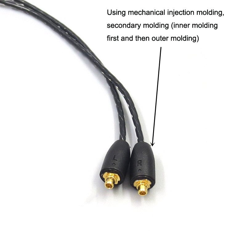 1.2m For Shure MMCX / SE215 / SE535 / SE846 / UE900 Volume Adjustment Headphone Cable(Black) - HoMEdemic™ 