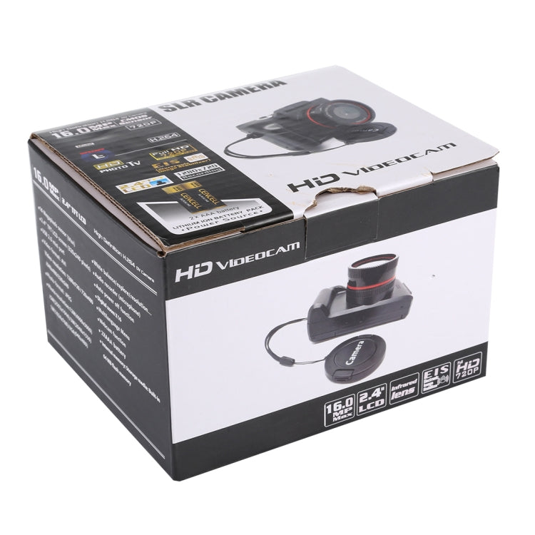 1.3 Mega Pixel Interpolation Flip Screen  Interchangeable Lens Digital Camera, 2.4 inch LCD, Full HD 720P Recording, Infrared Lens, EIS, Black, White - HoMEdemic™ 