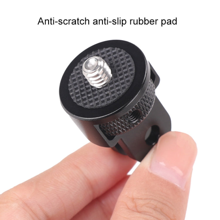 1/4 inch Screw Adjustable Metal Action Camera Adapter(Black) - HoMEdemic™ 