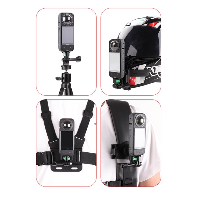 1/4 inch Screw Adjustable Metal Action Camera Adapter(Green Black) - HoMEdemic™ 