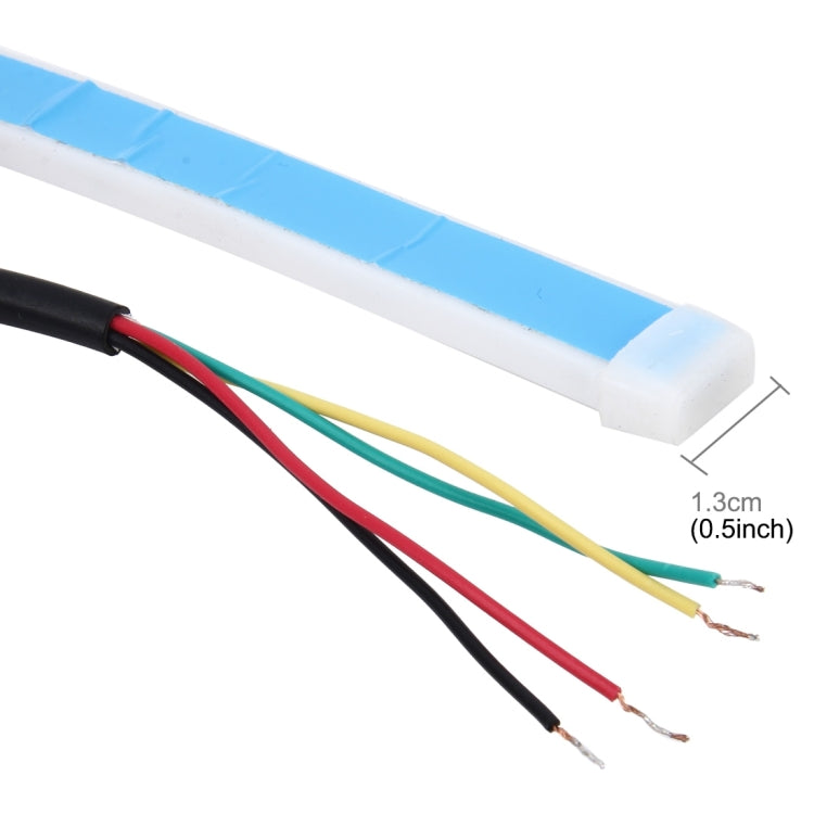 1.5m Car Auto Waterproof Universal Rear Colorful Flowing Light Tail Box Lights Red Light Brake Light Yellow Light Turn Signal Light LED Lamp Strip Tail Decoration, DC 9-36V, 1.5m - HoMEdemic™ 