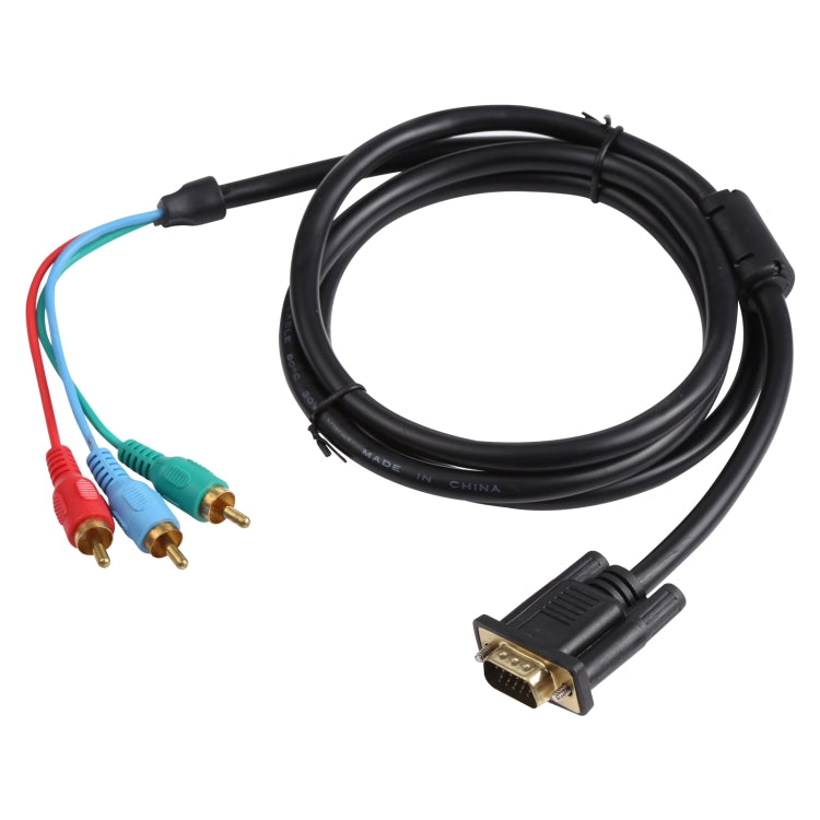 1.5m VGA to 3RCA RGB Cable, VGA to RGB - HoMEdemic™ 