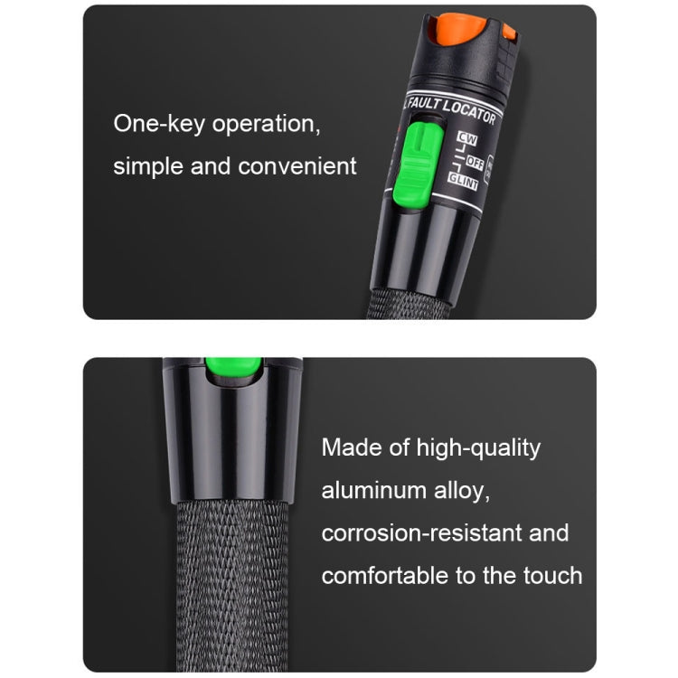 1-60 km Optical Fiber Red Light Pen 5/10/15/20/30/50/60MW Red Light Source Light Pen, Specification: 50mW Yellow - HoMEdemic™ 