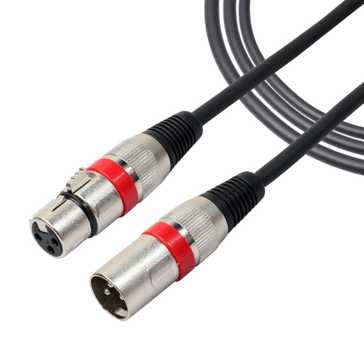 1.8m 3-Pin XLR Male to XLR Female MIC Shielded Cable Microphone Audio Cord, Length: 1.8m (Red) - HoMEdemic™ 