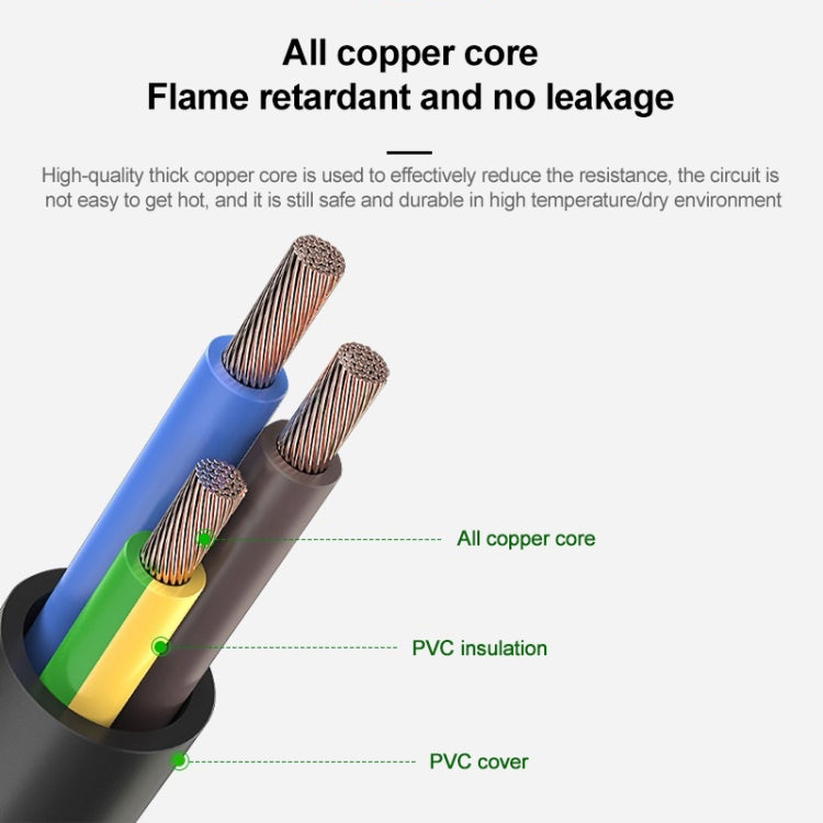 1.8m 3 Prong Style Big UK Notebook Power Cord, Big UK Plug, Length: 1.8m - HoMEdemic™ 