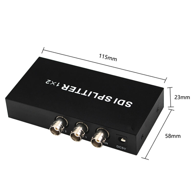 1 In 2 Out SD-SDI / HD-SDI / 3G-SDI Distribution Amplifier Video SDI Splitter(US Plug) - HoMEdemic™ 