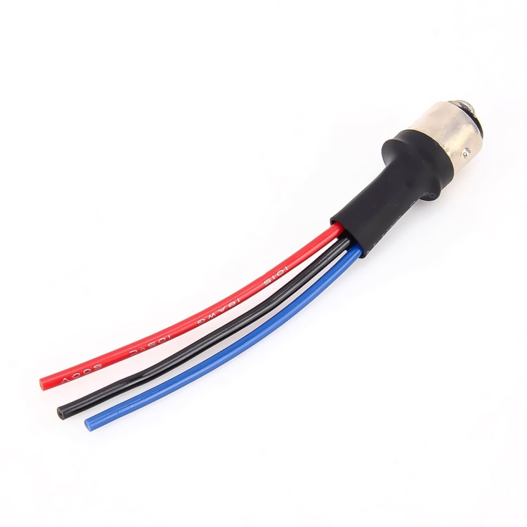 1 Pair 1157 / BAY15D Bulb Holder Base Male Socket with Wire, 1157 / BAY15D - HoMEdemic™ 