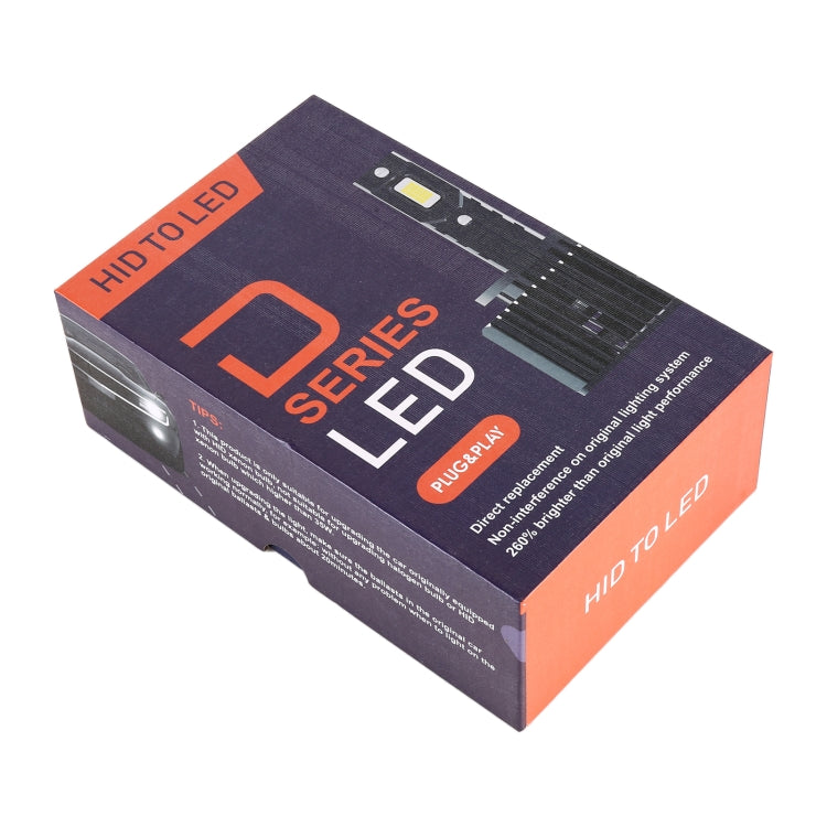 1 Pair D Series D1 Car HID Ballast to LED Headlight DC12V 35W 6000K 7000LM, 7040 Lamp Bead, D1 - HoMEdemic™ 