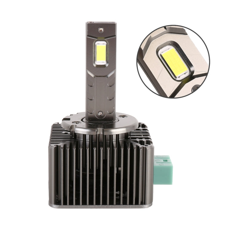 1 Pair D Series D3 Car HID Ballast to LED Headlight DC12V 35W 6000K 7000LM, 7040 Lamp Bead, D3 - HoMEdemic™ 