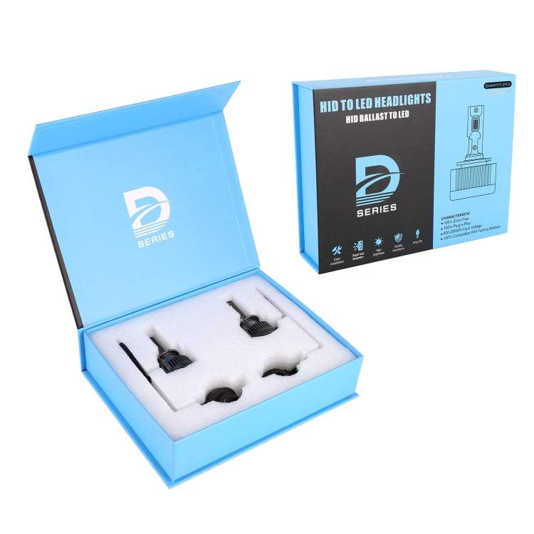 1 Pair D Series D4S Car HID Ballast to LED Headlight DC12V / 35W / 6000K / 5000LM, D4S - HoMEdemic™ 