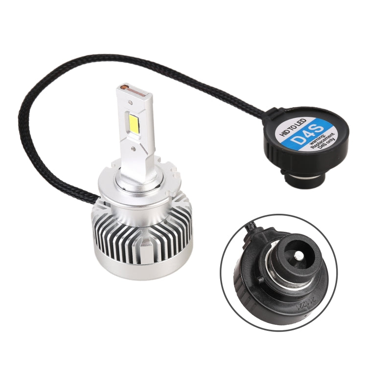 1 Pair D Series D4S Car HID Ballast to LED Headlight DC12V 35W 6000K 7000LM, CSP Lamp Bead, D4S - HoMEdemic™ 