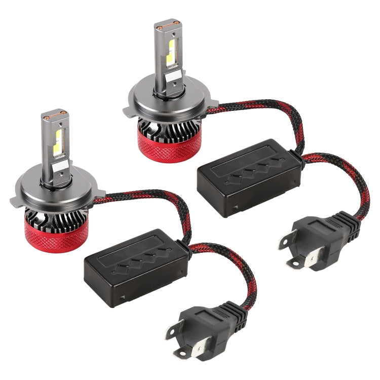 1 Pair H4 DC12V 65W 6000K 6500LM LED Car Headlights, H4 - HoMEdemic™ 
