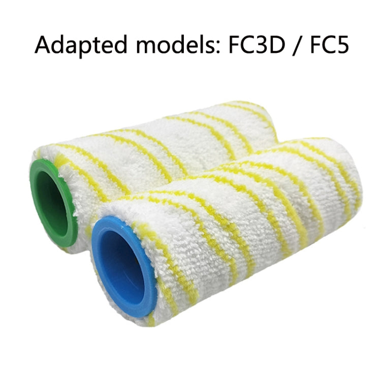 1 Pair HJ-PJ-0118 Washing Machine Accessories Cleaning Brush Roller Set For Ka/Rcher FC3D FC5 - HoMEdemic™ 