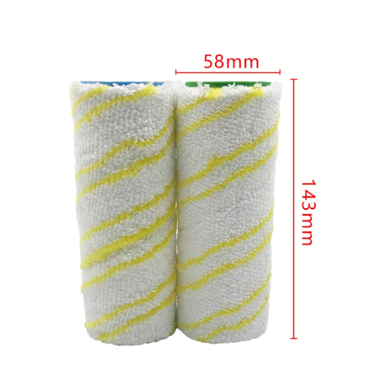 1 Pair HJ-PJ-0118 Washing Machine Accessories Cleaning Brush Roller Set For Ka/Rcher FC3D FC5 - HoMEdemic™ 