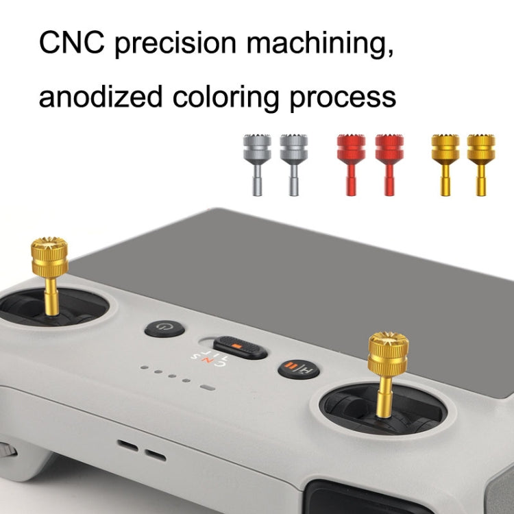 1 Pair Sunnylife MM3-YG393 For DJI Mini3 Pro DJI RC With Screen Remote Control Thumb Rocker(Gold) - HoMEdemic™ 