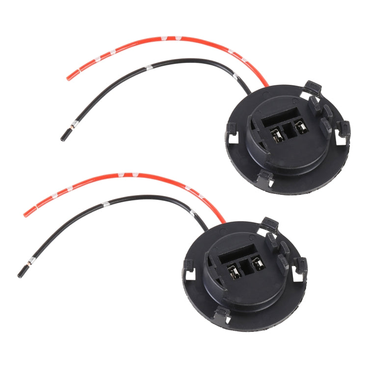 1 Pair TK-306 H7 Halogen Lamp Socket Car Bulb Holder Base with Cable for Hyundai Tucson 2017 / Kia Carnival, TK-306 H7 - HoMEdemic™ 