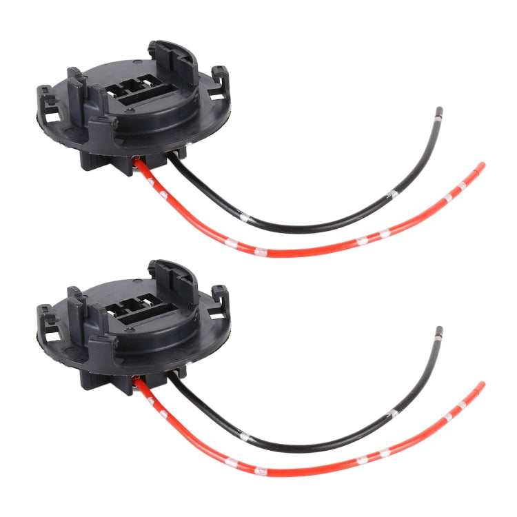 1 Pair TK-306 H7 Halogen Lamp Socket Car Bulb Holder Base with Cable for Hyundai Tucson 2017 / Kia Carnival, TK-306 H7 - HoMEdemic™ 