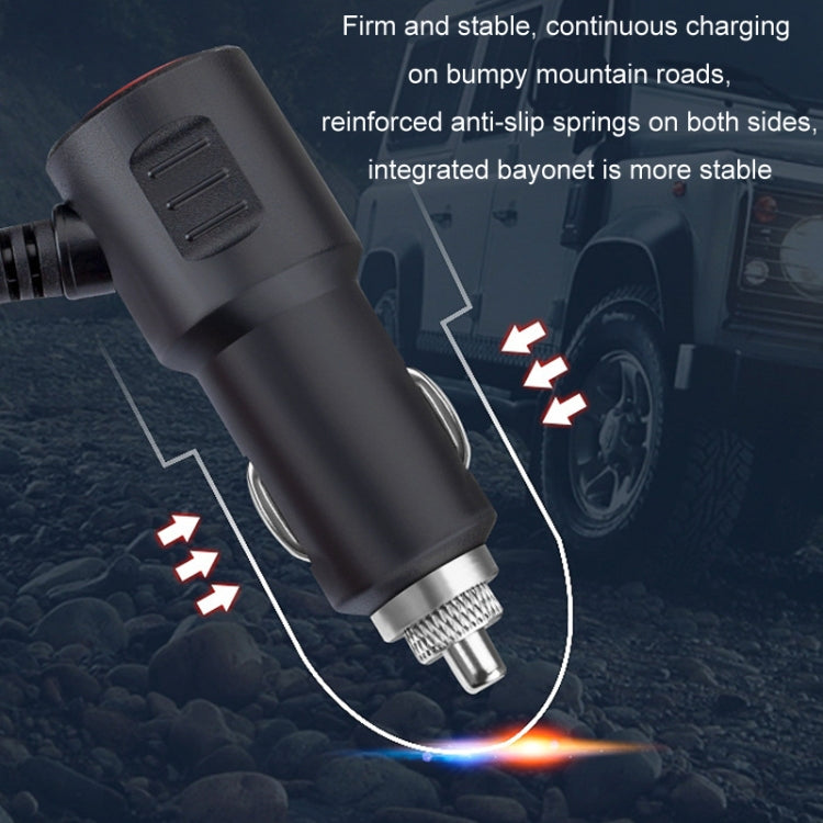 1 To 3 12V/24V Car Cigarette Lighter Charger Multi-function Seven-color Light(120W) - HoMEdemic™ 