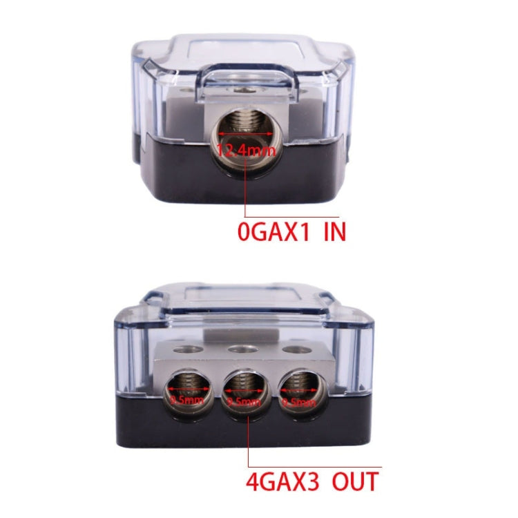 1 To 4 Car Audio Amplifier Modification Fuse Ground Box Hub - HoMEdemic™ 