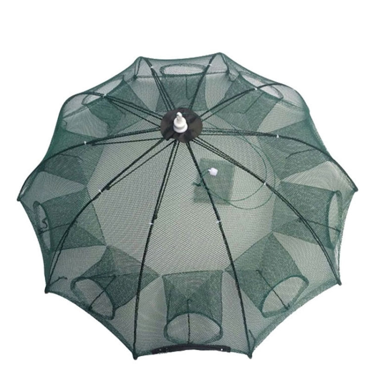 10 Holes Automatic Foldable Fishing Net Nylon Shrimp Crab Minnow Trap Fish Cast Net Fishing Tackle, 10 Holes - HoMEdemic™ 